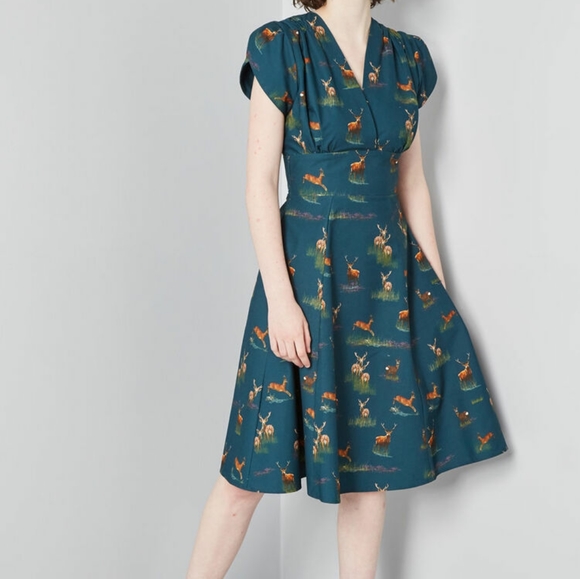 Modcloth Dresses & Skirts - Modcloth Timeless Tribute Organic Cotton Dress 24